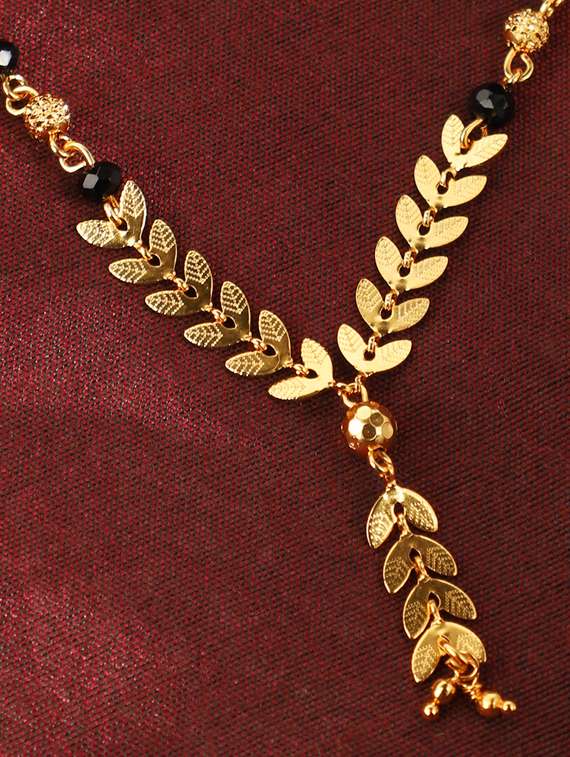 gold plated mangalsutra - 17753317 - Standard Image - 1