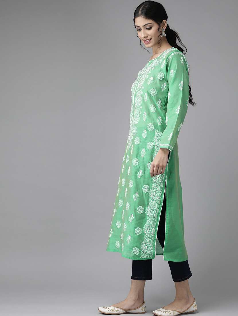 women's straight kurta - 17754089 -  Standard Image - 1