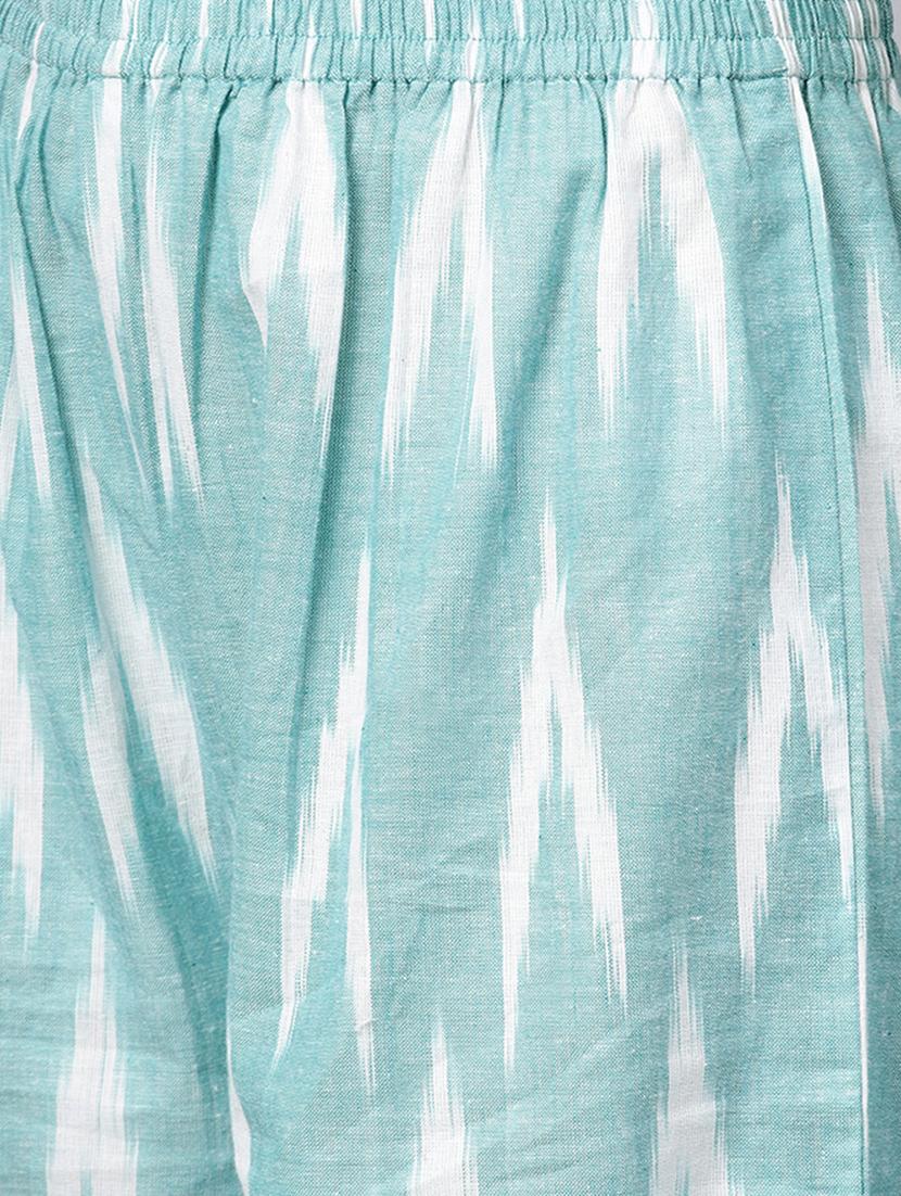 turquoise kurta palazzo set - 17754115 - Standard Image - 4