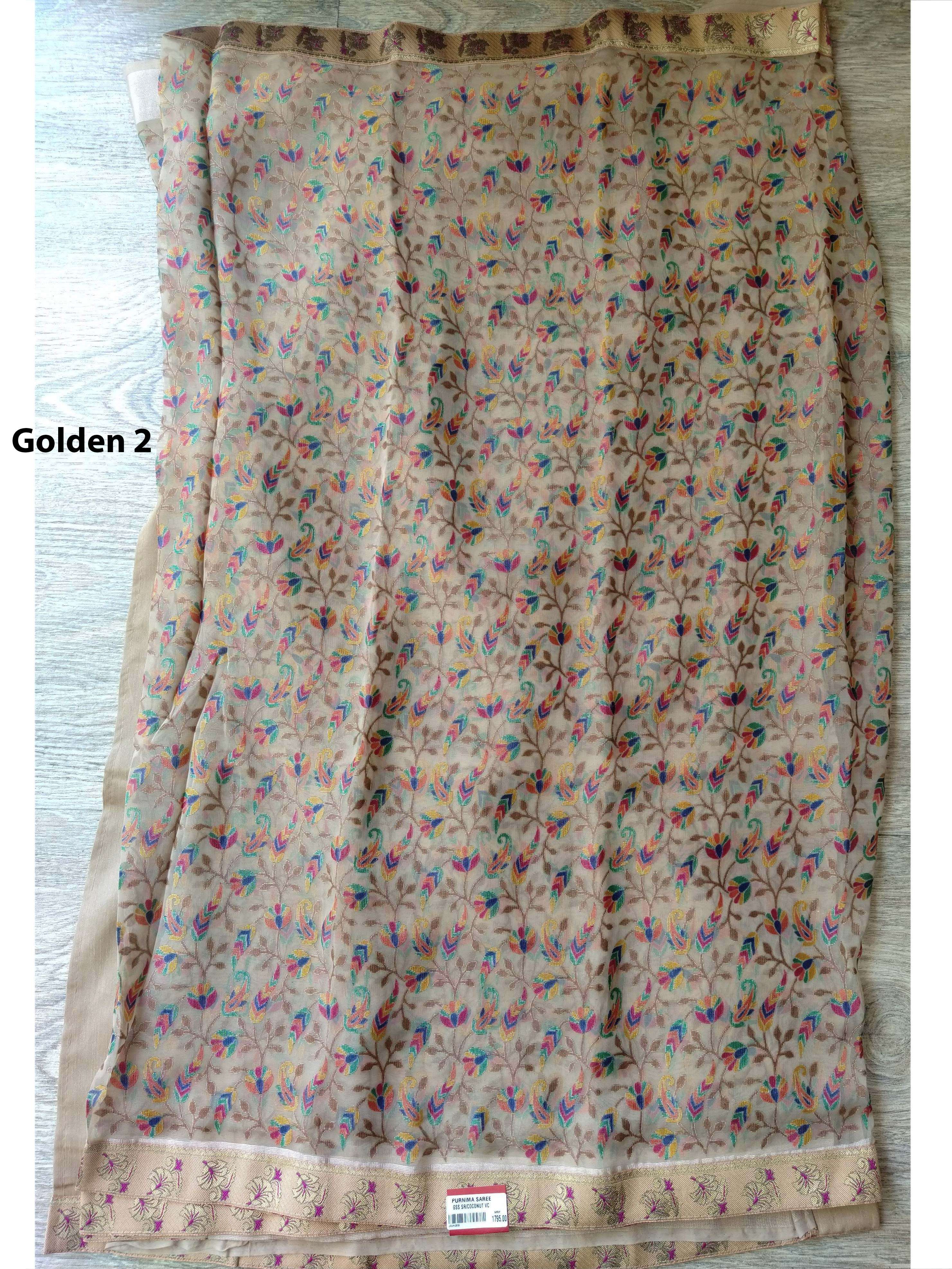 chiffon brasso light weight saree with - 17754125 - Standard Image - 1