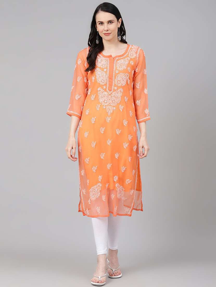 women's straight kurta - 17754618 - Zoom Image - 0