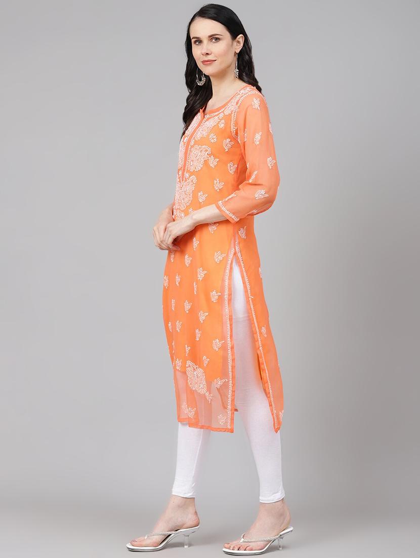women's straight kurta - 17754618 -  Standard Image - 1