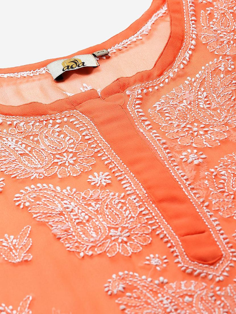 women's straight kurta - 17754618 - Standard Image - 4