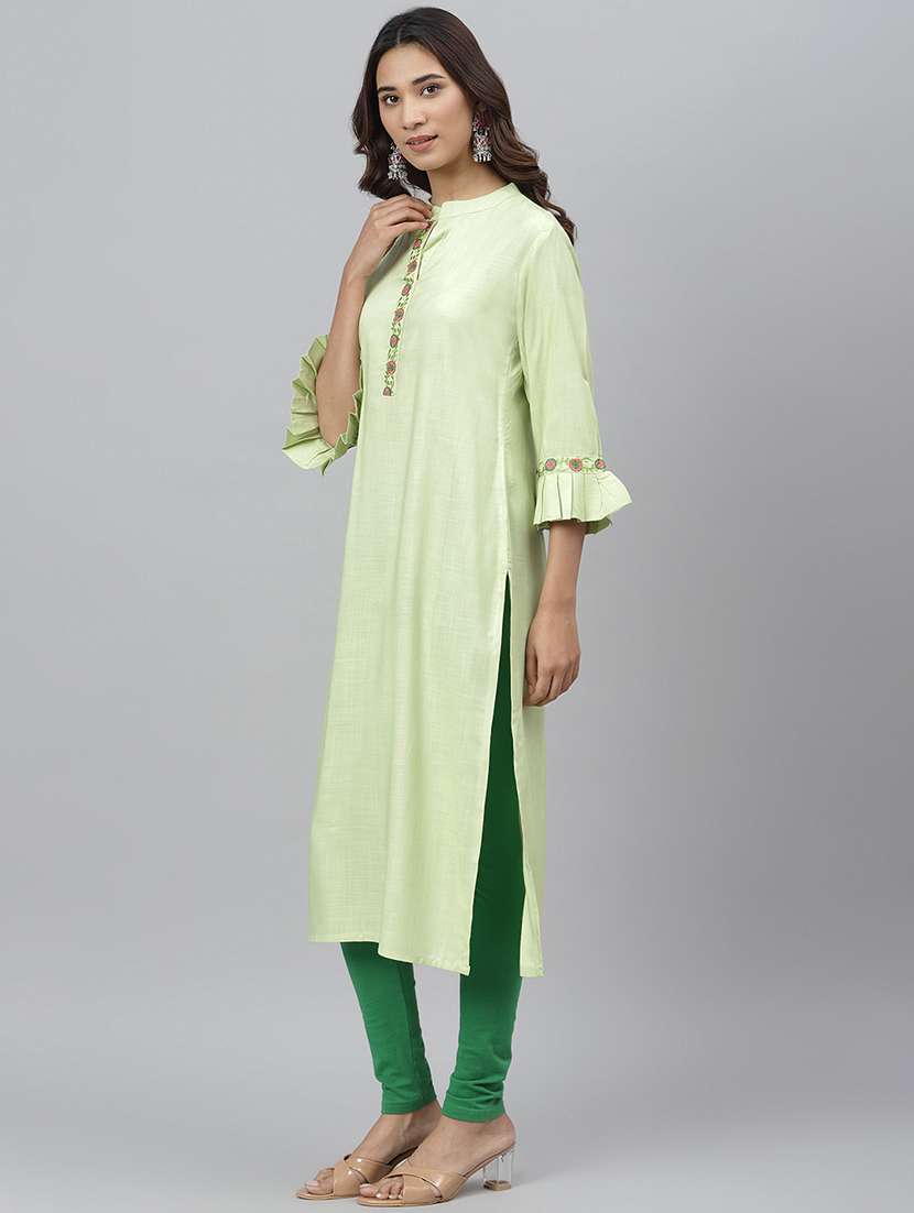 women's straight kurta - 17755170 -  Standard Image - 1