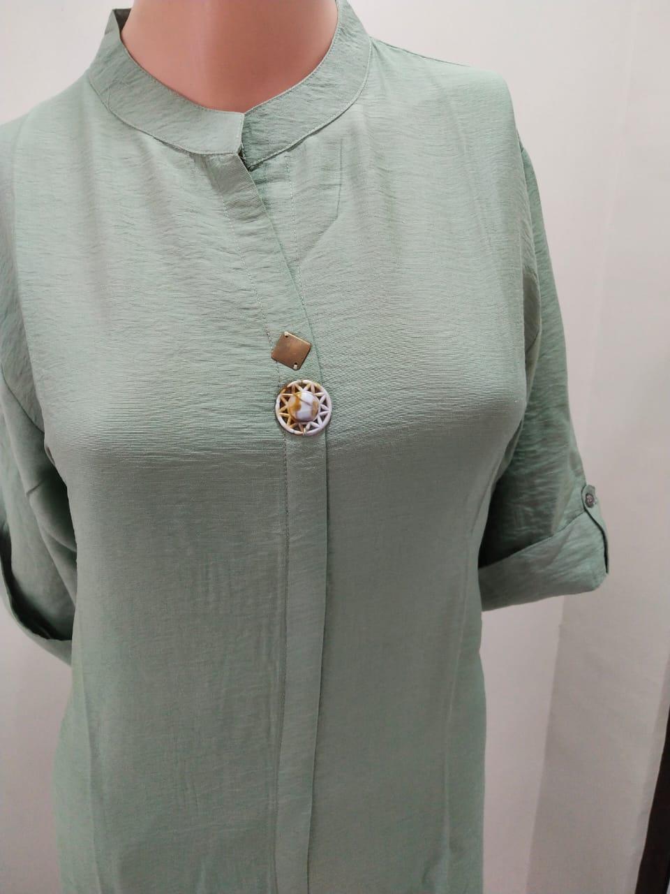 the kurtis, cotton straight kurta  (pista green)  - 17756030 -  Standard Image - 1