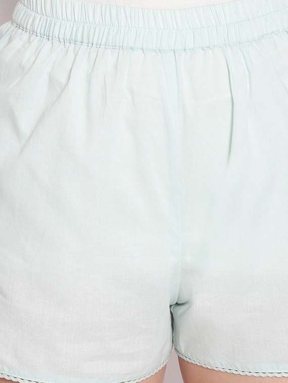 green cotton short - 17756156 -  Standard Image - 4