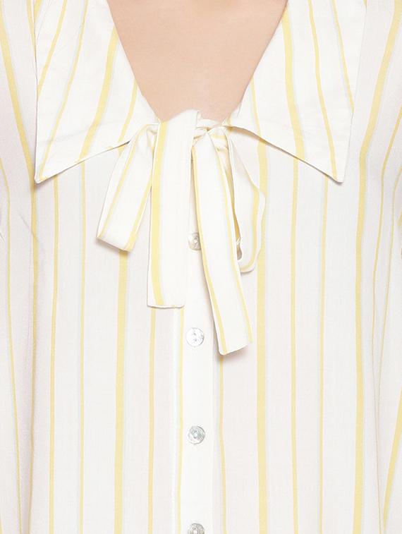 tie knot striped shirt - 17756176 - Standard Image - 4