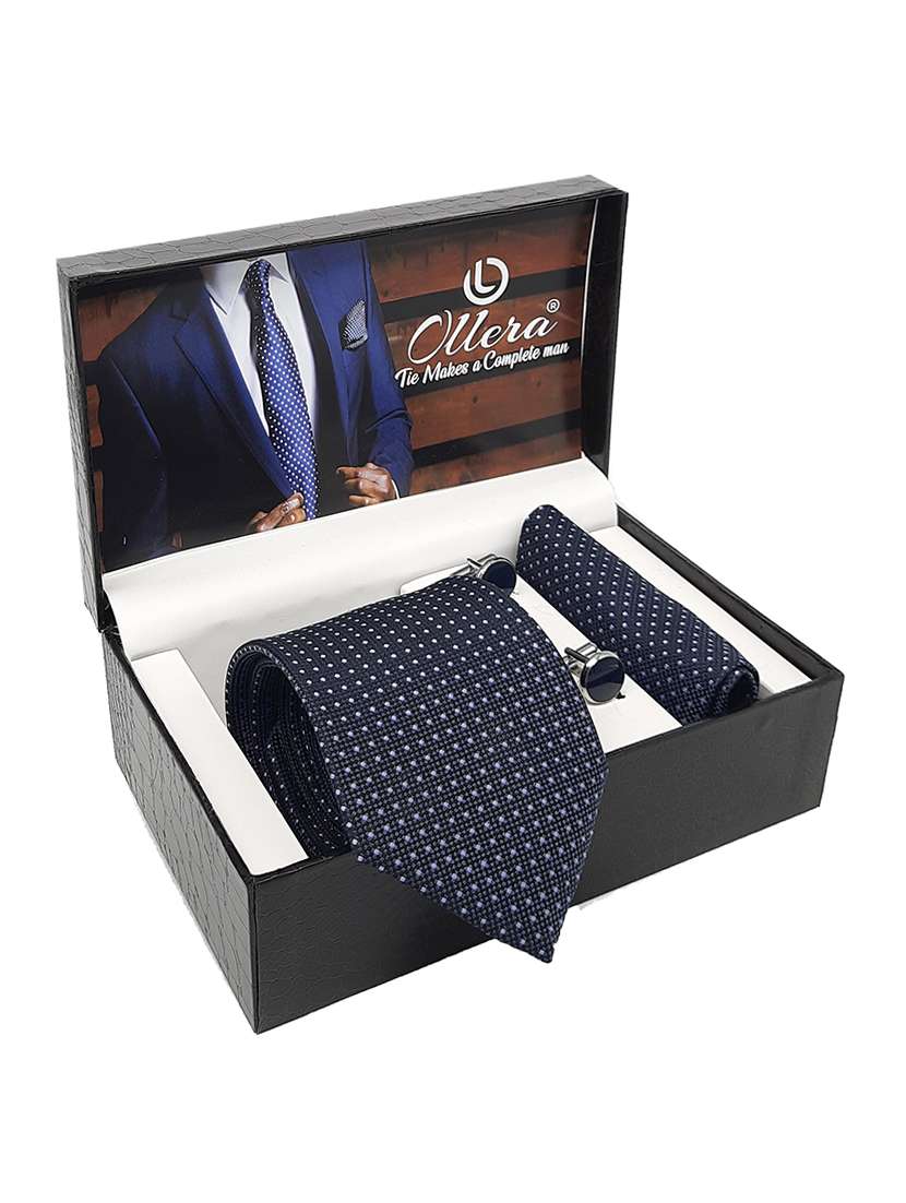 navy blue silk blend tie - 17758260 -  Standard Image - 1