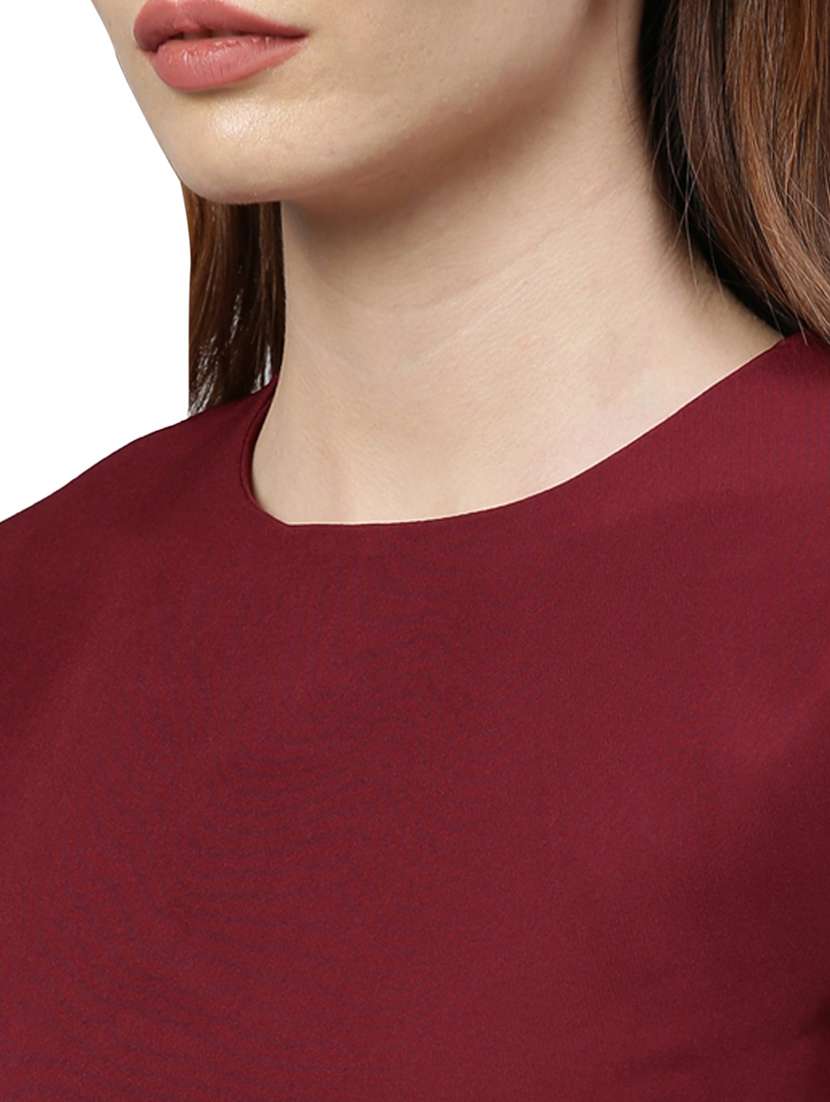 round neck solid sheath dress - 17759013 -  Standard Image - 4