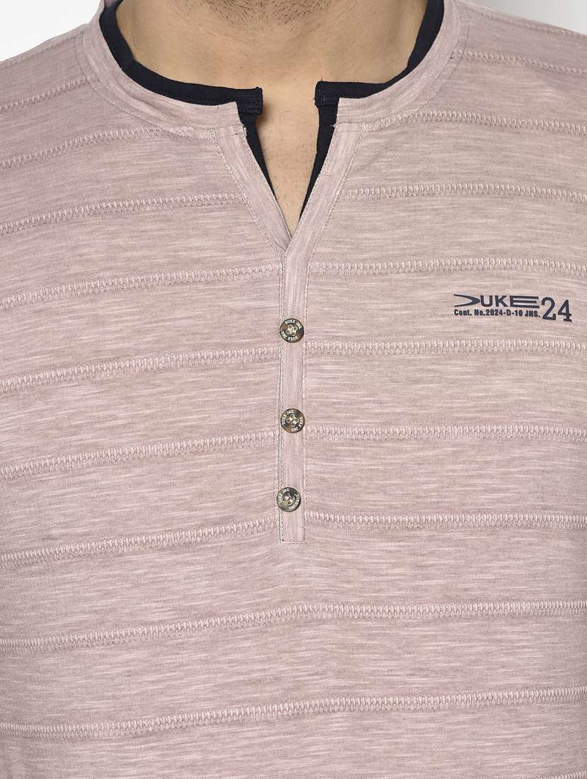 pink self design t-shirt - 17760021 - Standard Image - 4