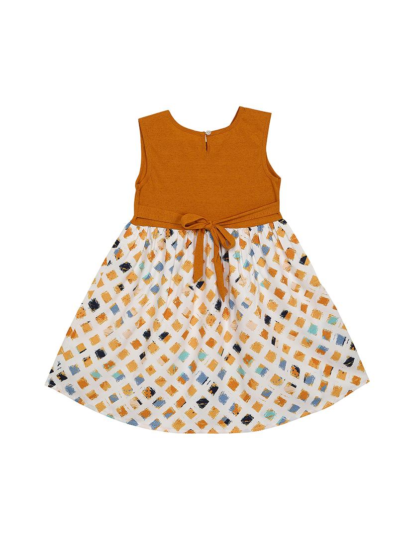 girls round neck sleeveless frock - 17760125 -  Standard Image - 1