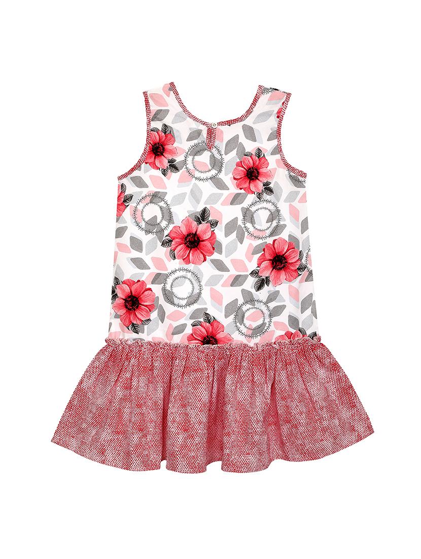 girls round neck sleeveless frock - 17760126 - Standard Image - 1