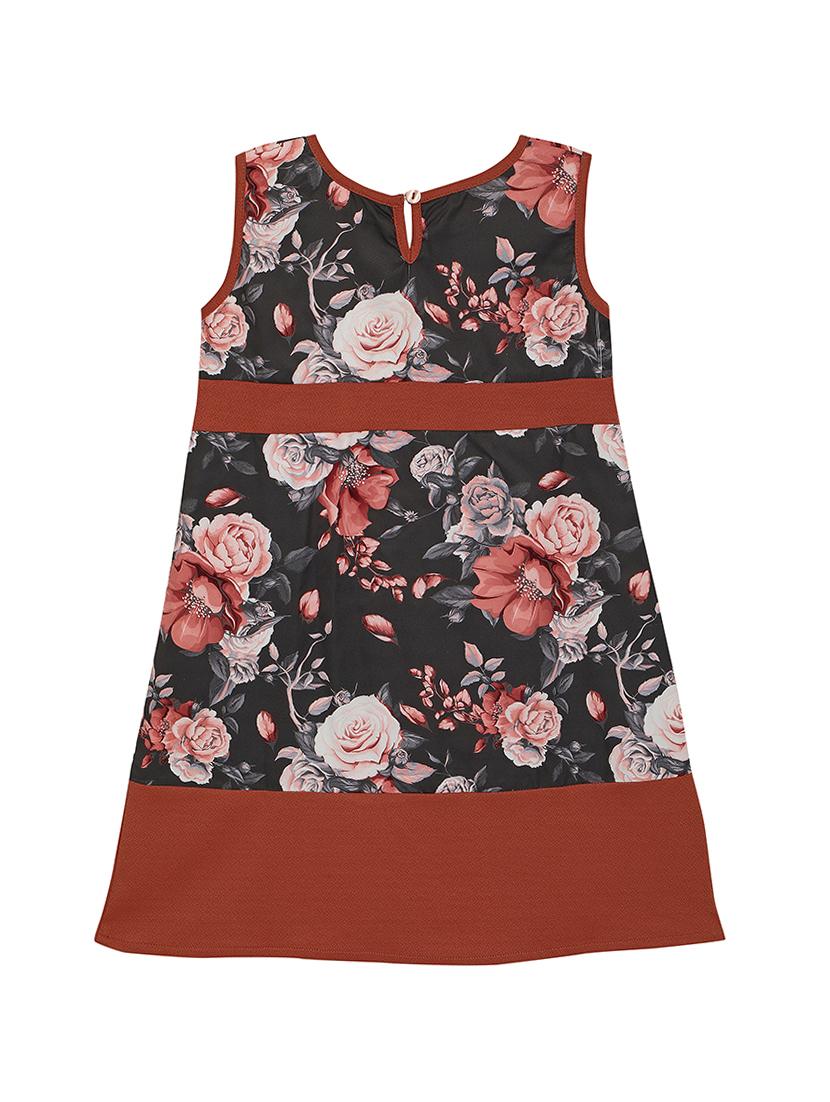 girls round neck sleeveless frock - 17760132 - Standard Image - 1