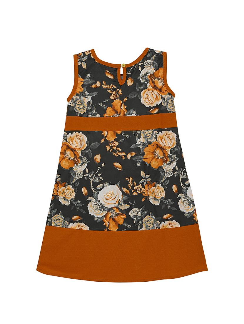 girls round neck sleeveless frock - 17760133 - Standard Image - 1