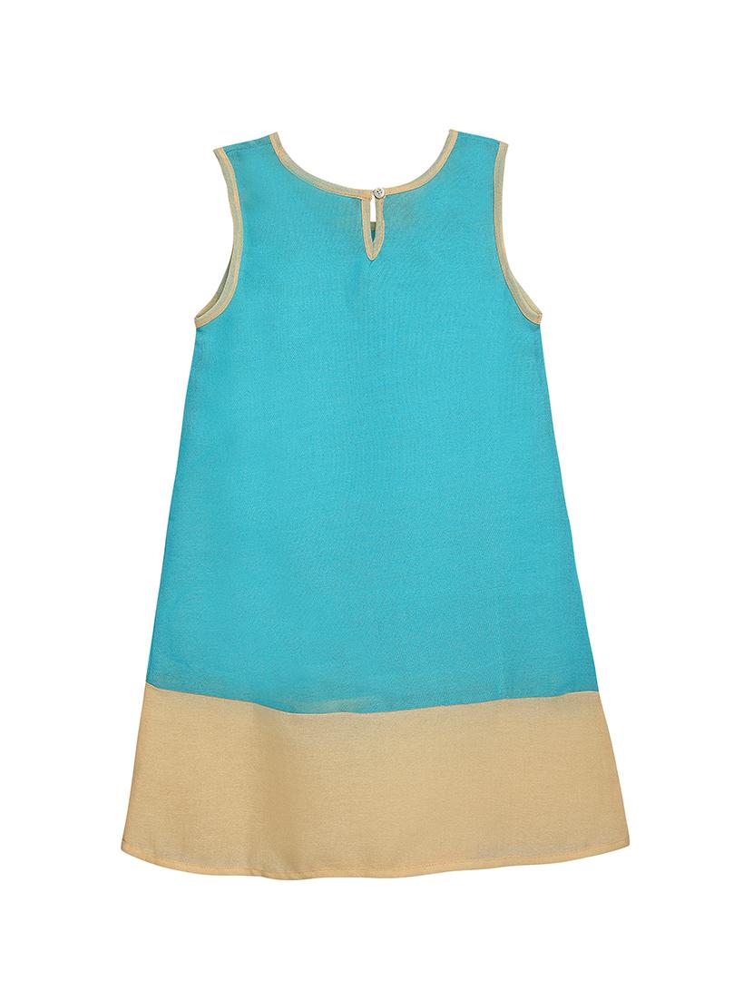girls round neck sleeveless frock - 17760146 - Standard Image - 1