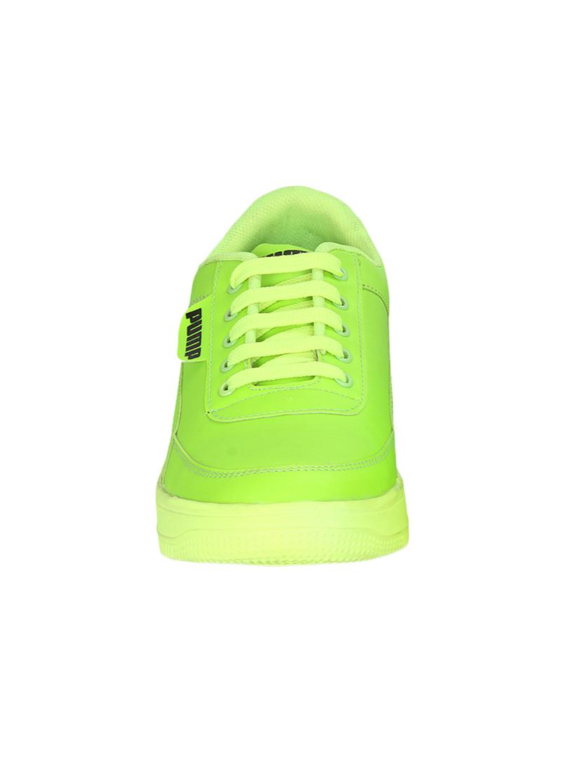 green synthetic lace up shoes - 17760500 - Standard Image - 1