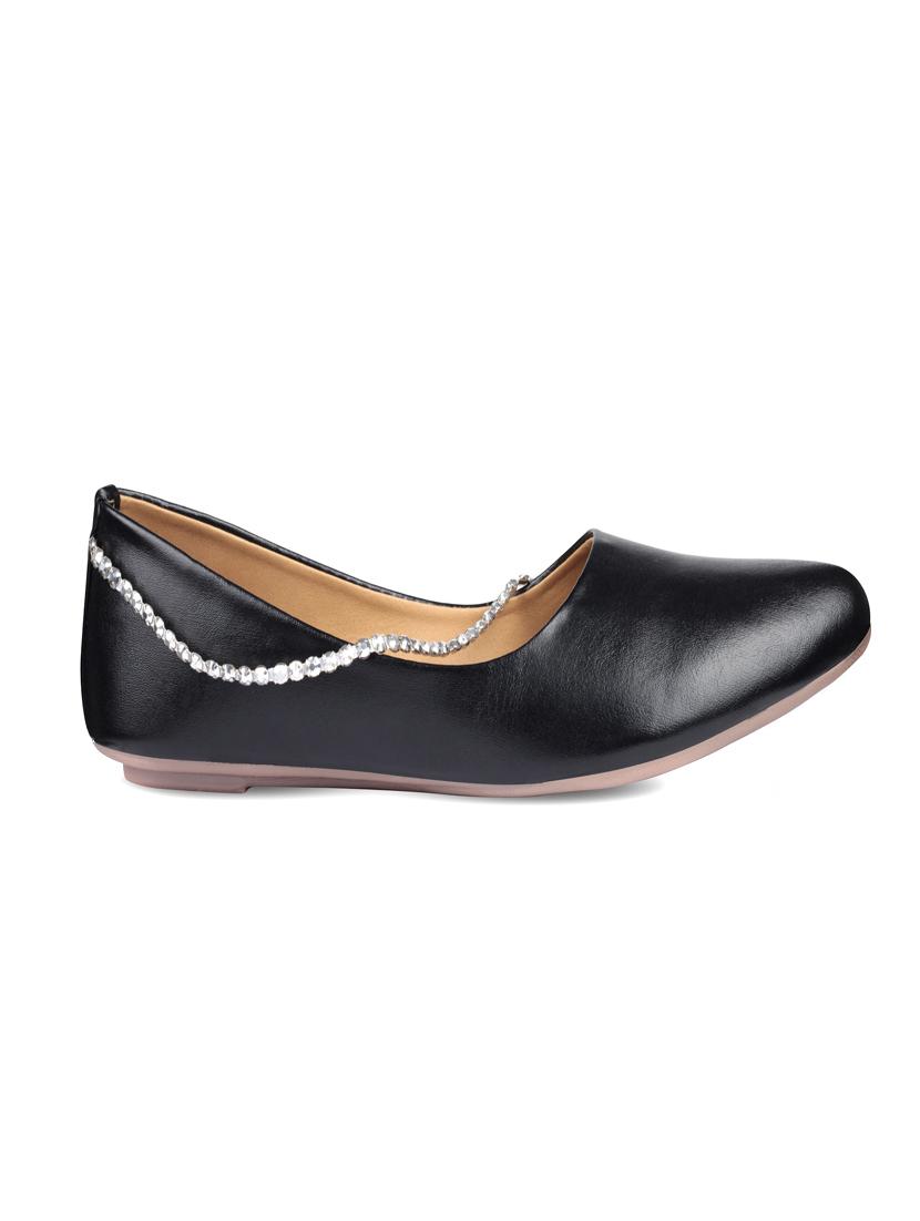 tan synthetic slip on ballerina - 17760527 - Standard Image - 1