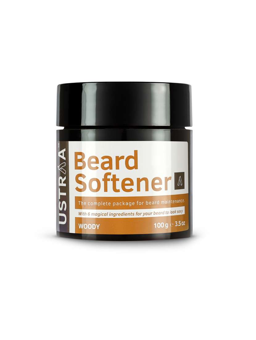 ustraa beard growth oil advanced - 60ml, ustraa beard wash woody - 60ml and ustraa beard softener - 100g - 17760601 - Standard Image - 1
