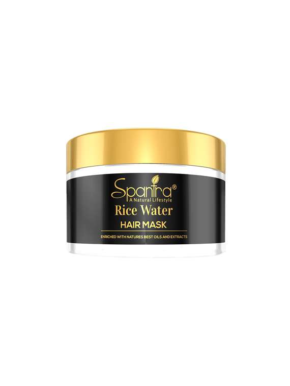 spantra rice water hair mask, 250gm