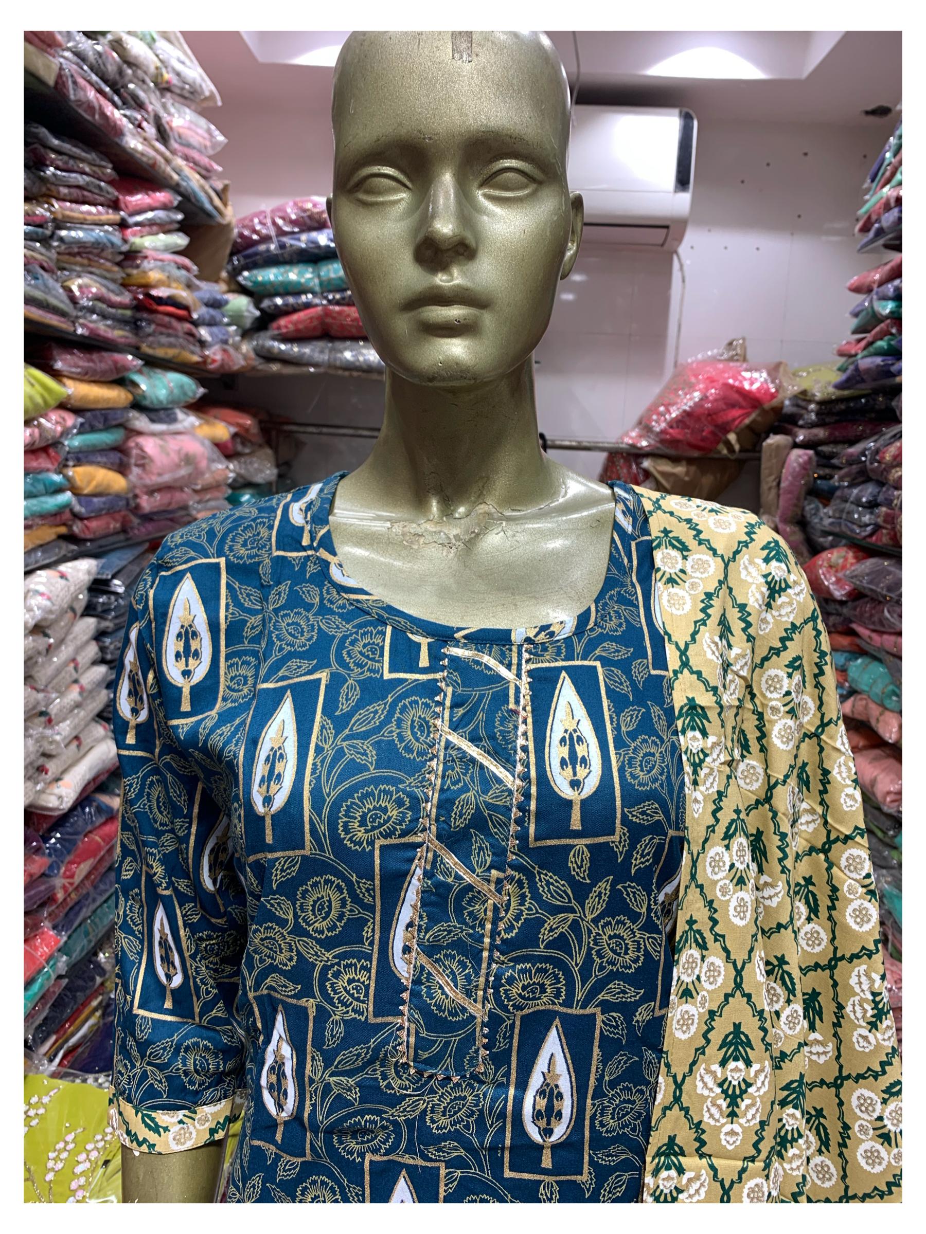 designer kurta set collar - round - 17761485 - Standard Image - 1