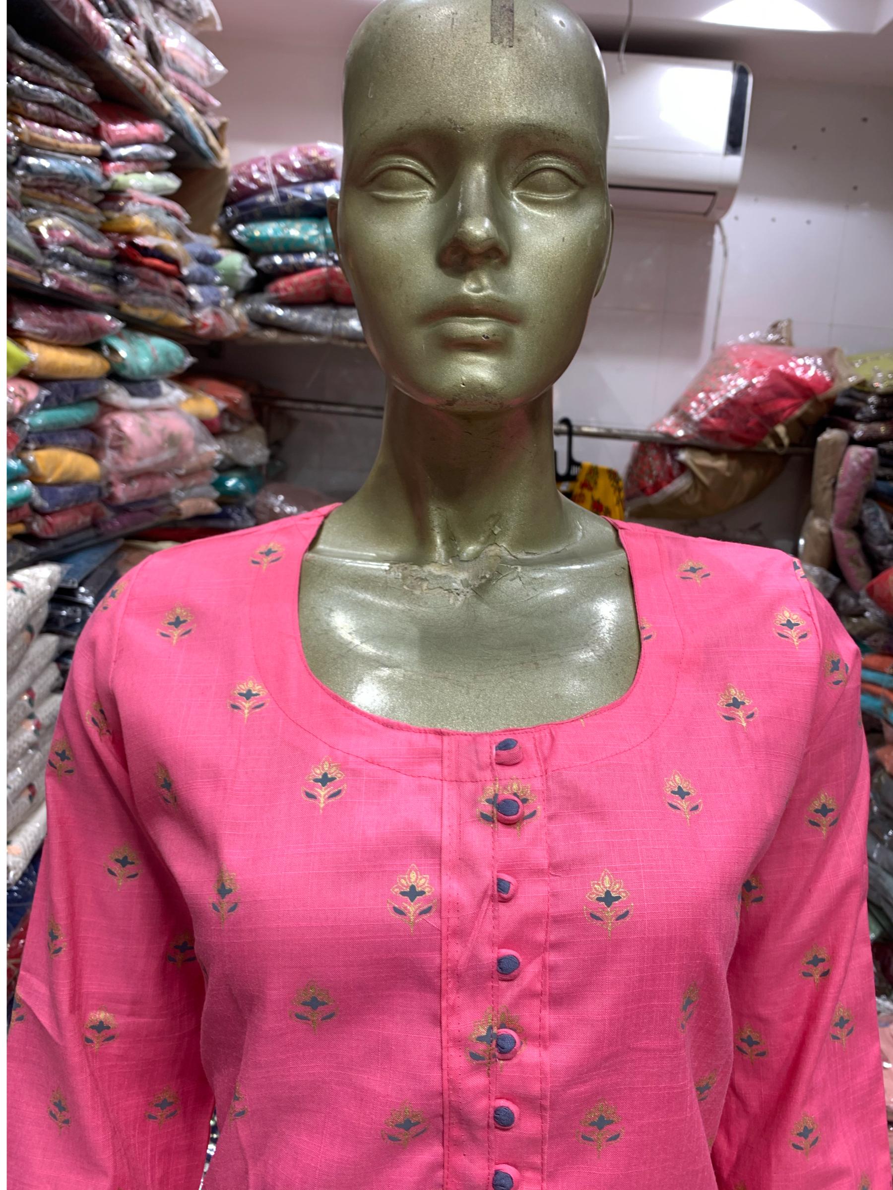 designer kurta set collar - round  - 17761518 -  Standard Image - 1