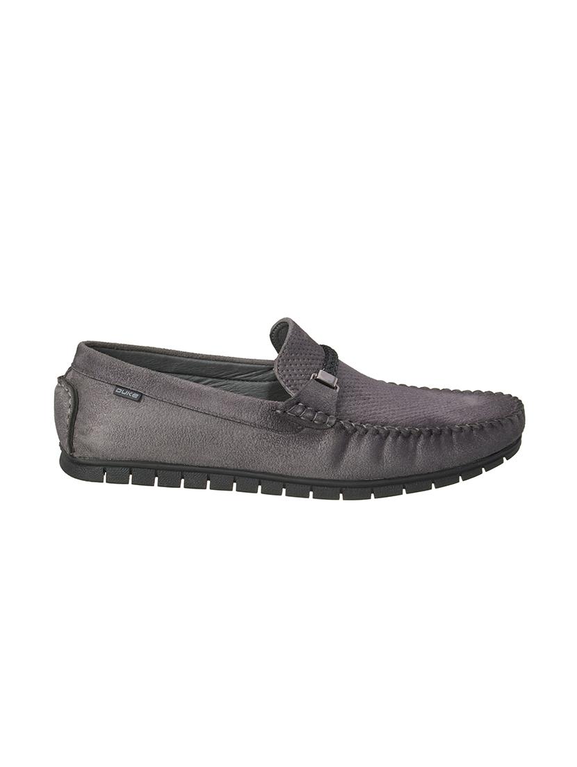 grey synthetic slip on loafers - 17762210 - Standard Image - 1