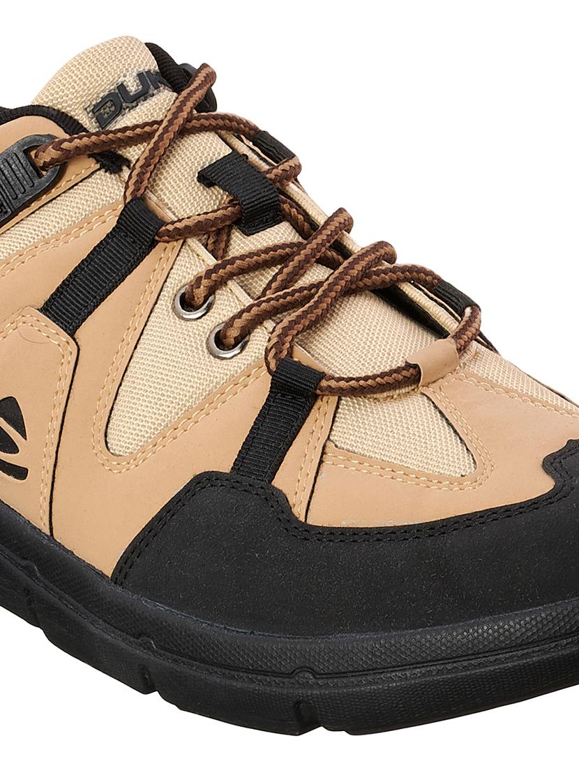 tan mesh & synthetic lace up shoes - 17762251 - Standard Image - 4