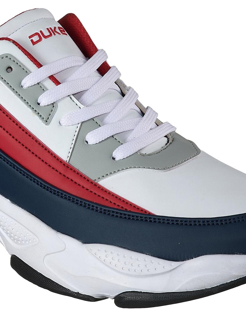 red synthetic sport shoes - 17762299 - Standard Image - 4