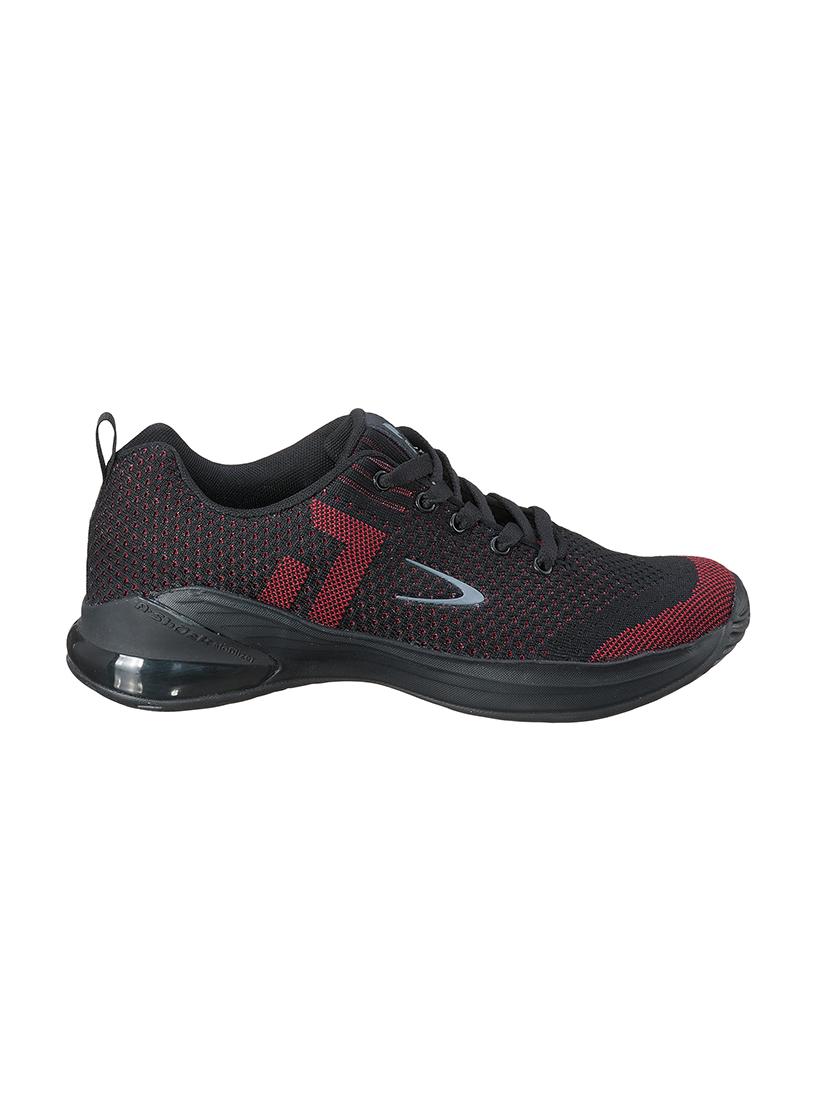 maroon fabric sport shoes - 17762307 - Standard Image - 1