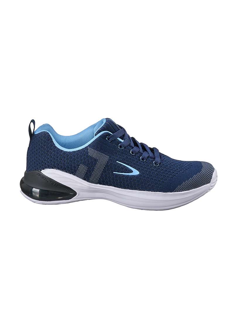 navy fabric sport shoes - 17762308 - Standard Image - 1