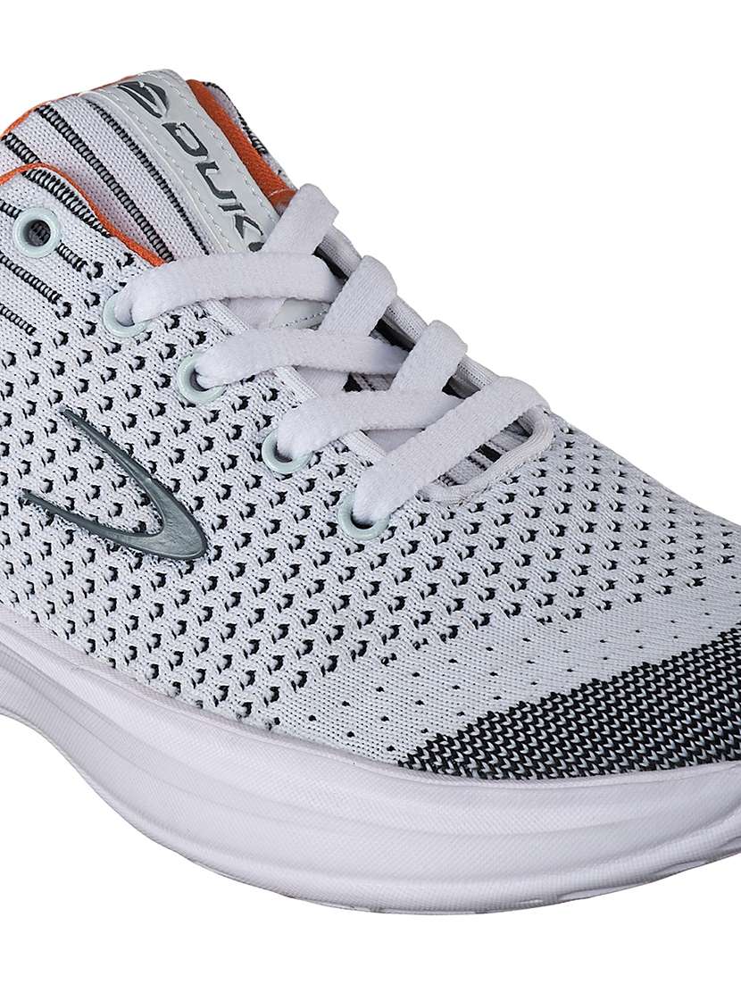 white fabric sport shoes - 17762309 -  Standard Image - 4