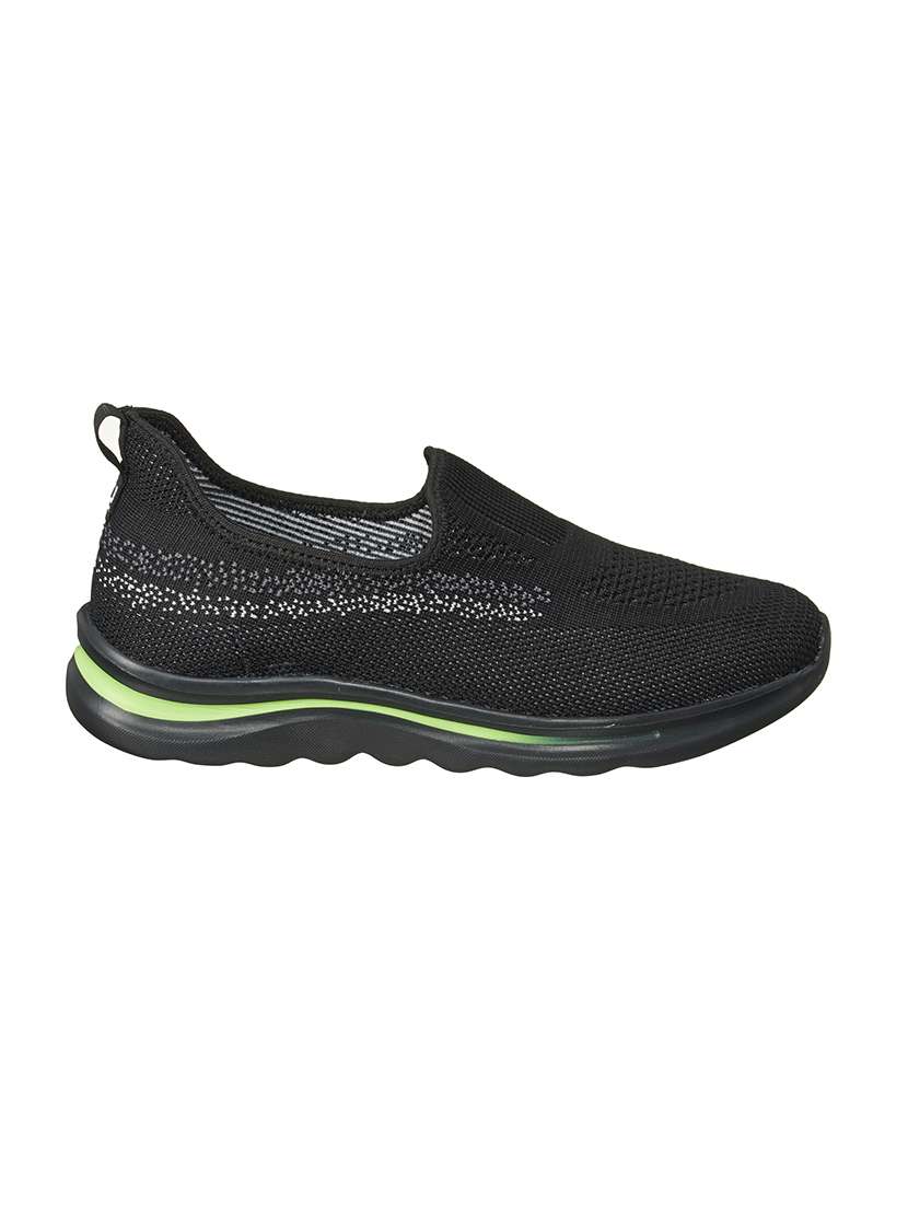 black fabric sport shoes - 17762310 -  Standard Image - 1