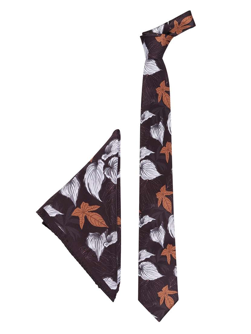 black printed micro fibre gift combo - 17762365 - Standard Image - 1