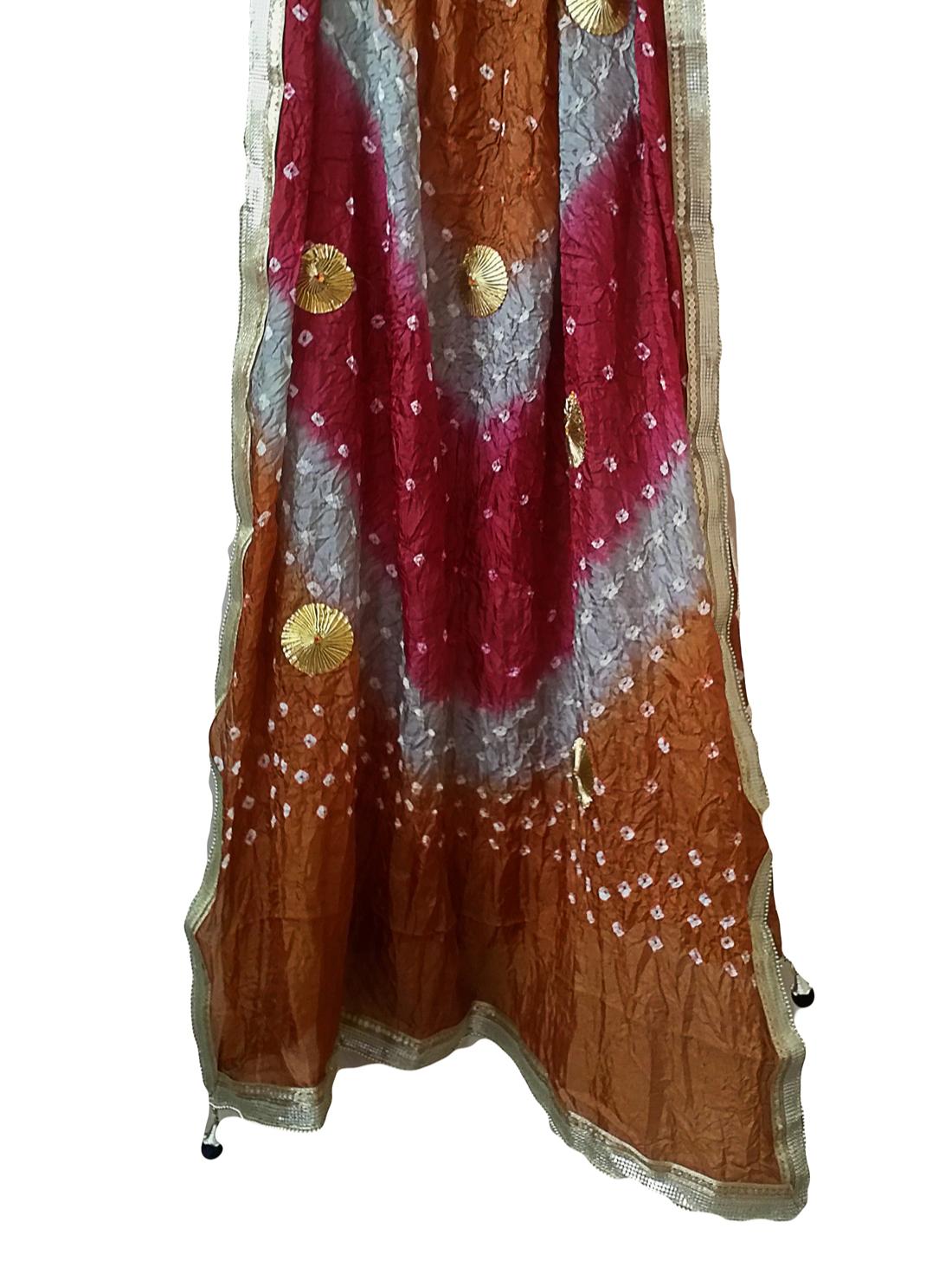 rajasthani traditional hand tie dye bandhej - 17762378 - Standard Image - 1