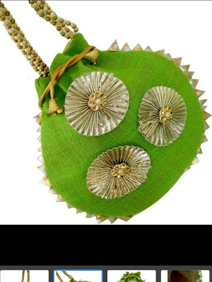 ethnic jute potlis for women  - 17762556 -  Standard Image - 1