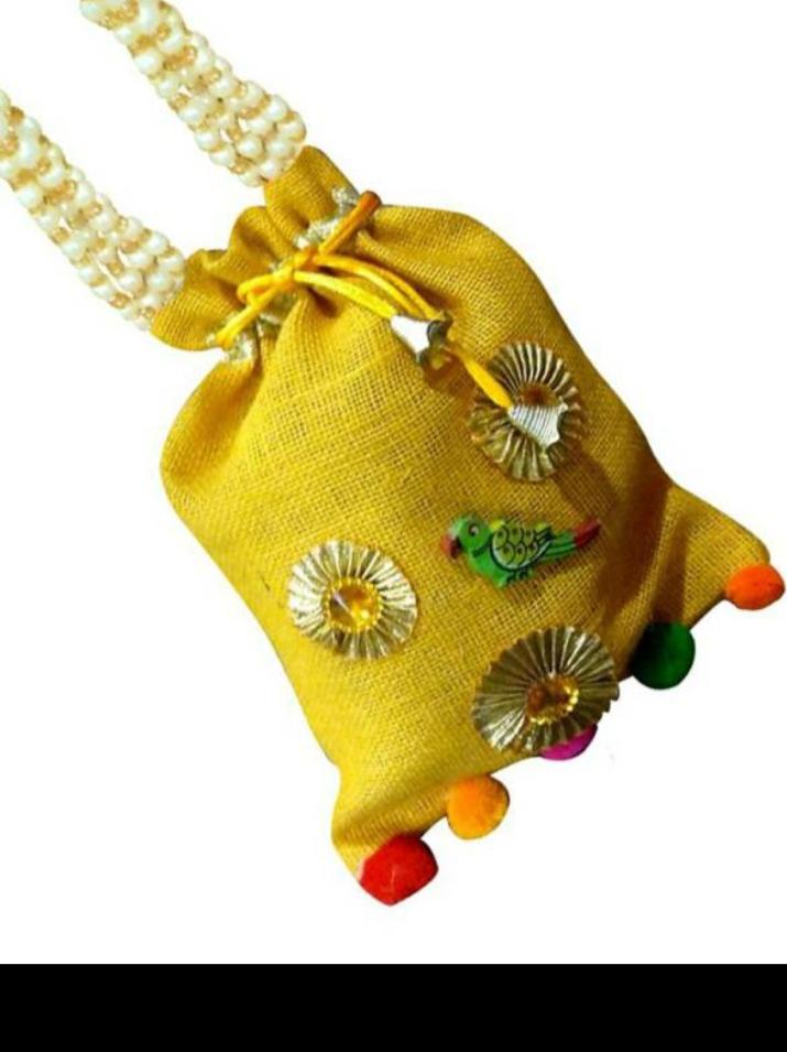 ethnic jute potlis for women  - 17762559 -  Standard Image - 1