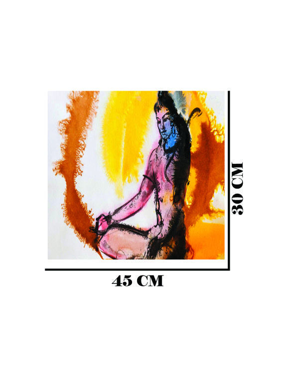 qth lord shiva wall sticker cum poster 30cm x 45cm - 17763542 - Standard Image - 4