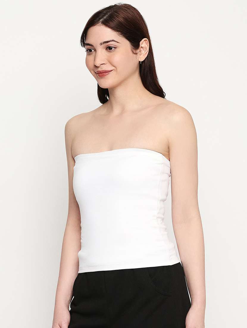 white solid camisole - 17763745 -  Standard Image - 1