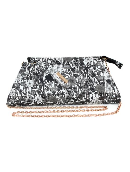 black leatherette (pu) envelope clutch - 17764196 -  Standard Image - 0