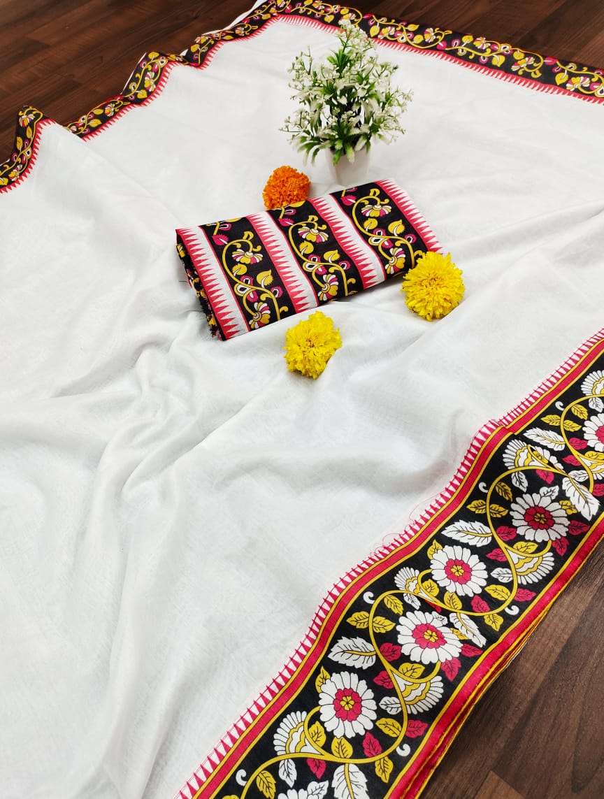 saree fabric : chanderi cotton saree  - 17764636 -  Standard Image - 1