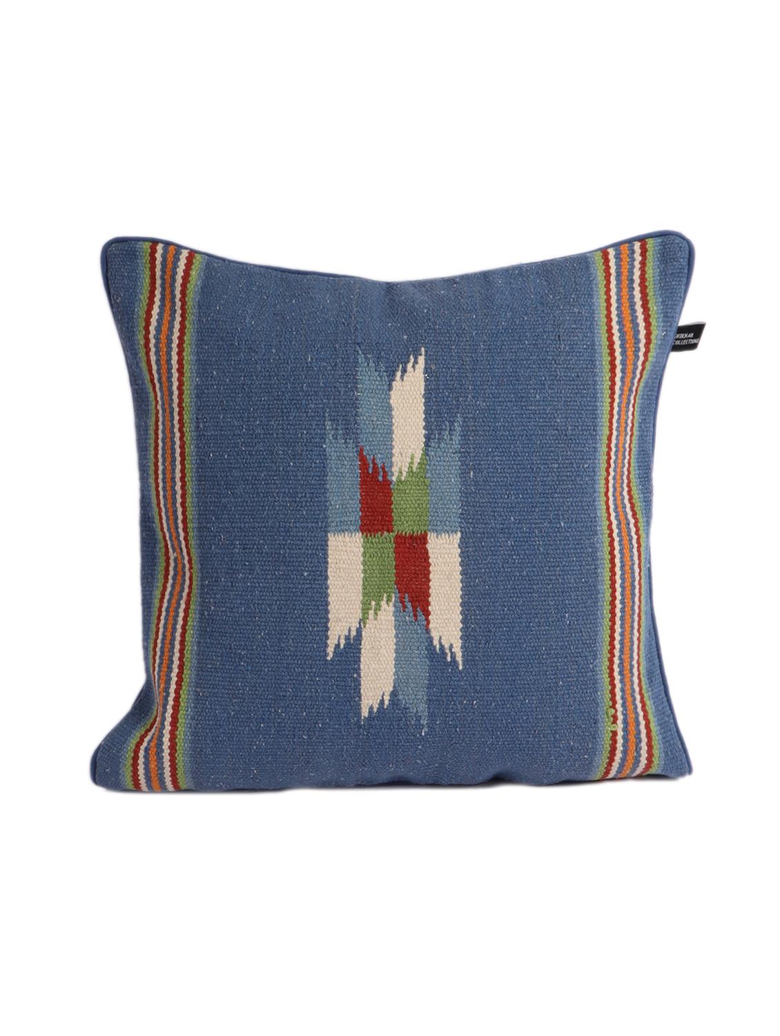 ambbi collections multicolour 100 % cotton 16x16 inch cushion cover, set of 1 - 17764668 -  Standard Image - 1
