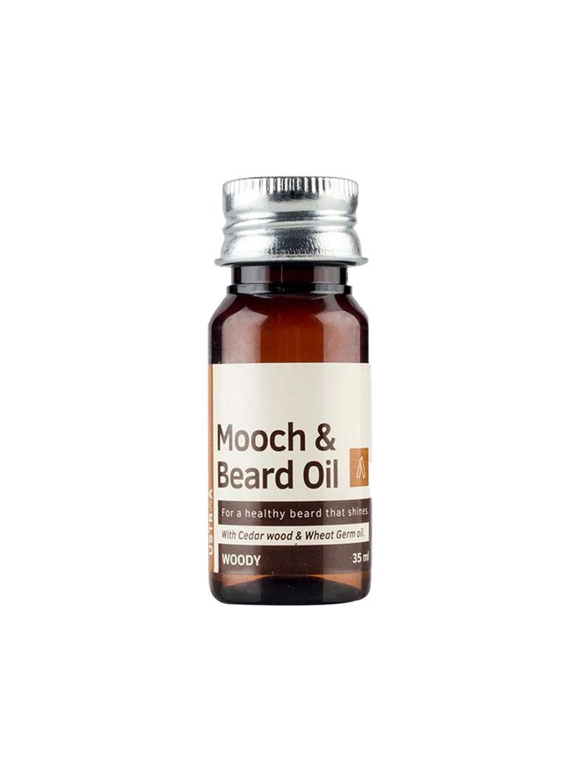 Ustraa Beard Oil Woody   35ml And Ustraa Beard Wash Woody   60ml