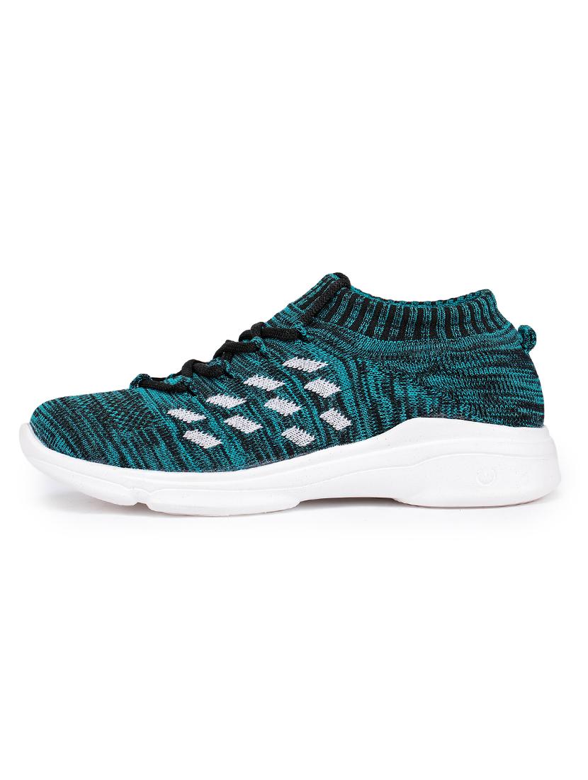 green fabric slip on sports shoes - 17765480 - Standard Image - 1