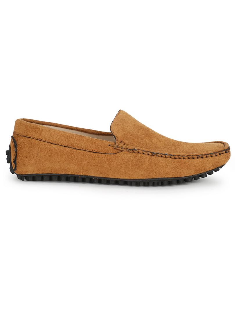 tan suede slip on loafers - 17765742 -  Standard Image - 1