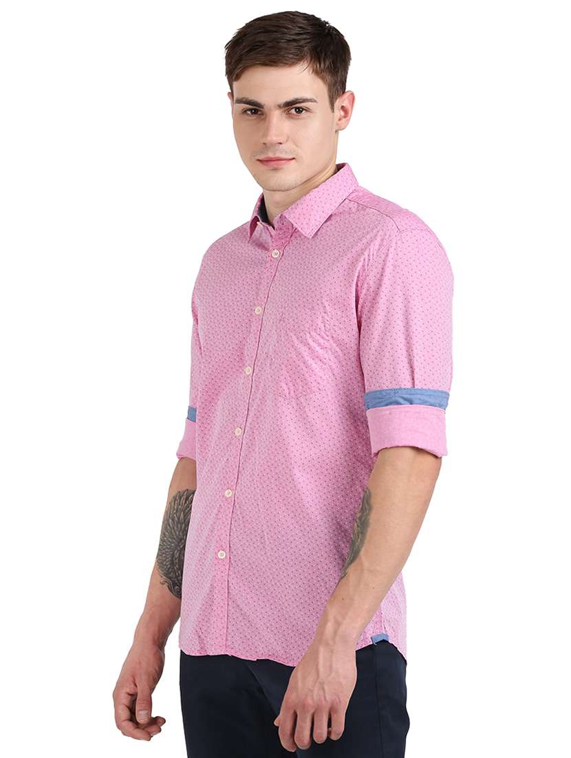 pink printed casual shirt - 17768353 -  Standard Image - 1
