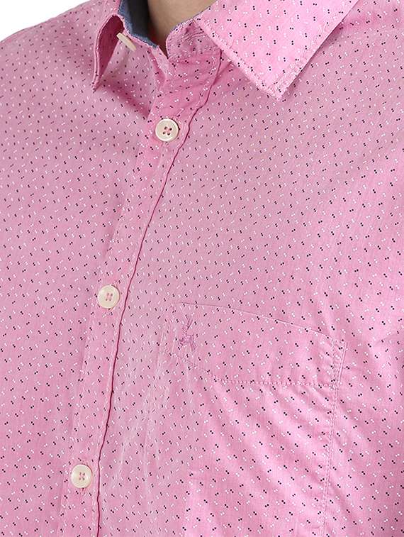 pink printed casual shirt - 17768353 -  Standard Image - 4