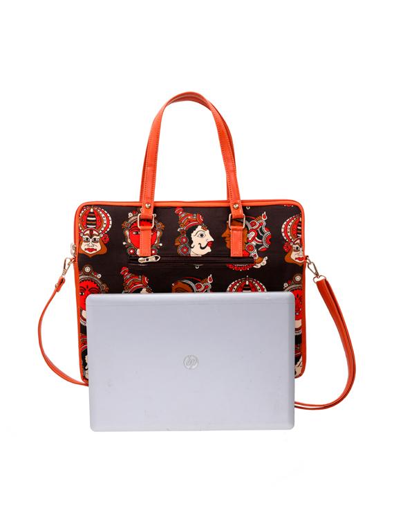 black polyester laptop bag - 17769214 - Standard Image - 1
