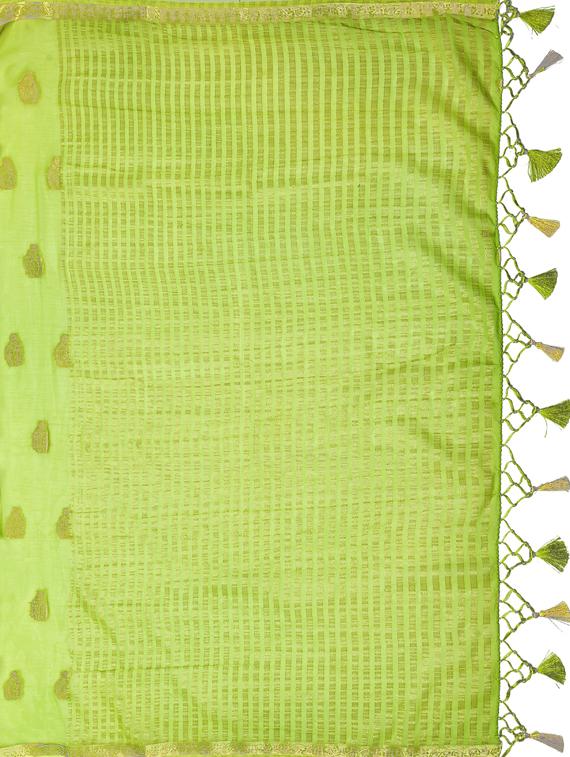 zari work kanjivaram saree with blouse - 17770729 - Standard Image - 4