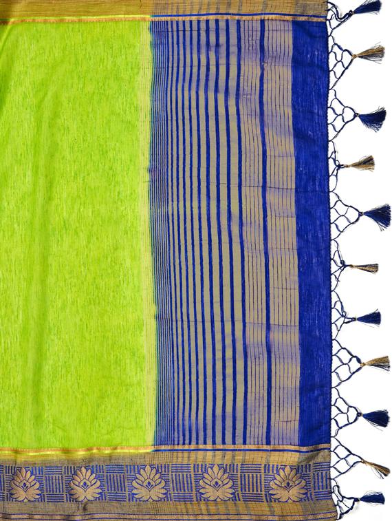 women's banarasi saree with blouse - 17770733 - Standard Image - 4
