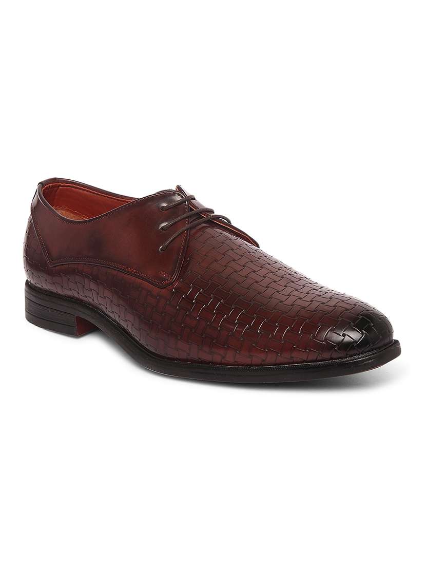 red patent leather laceup derbies